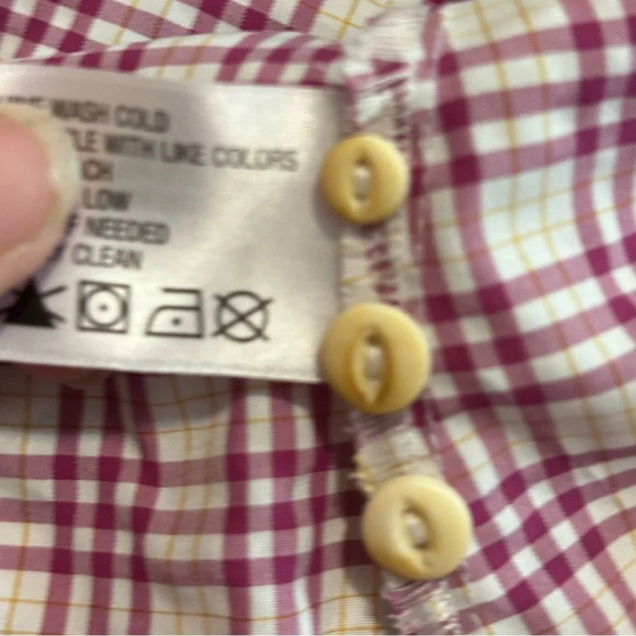 ORVIS Roll tab pink button down shirt, size XLarge women’s - Picture 9 of 16